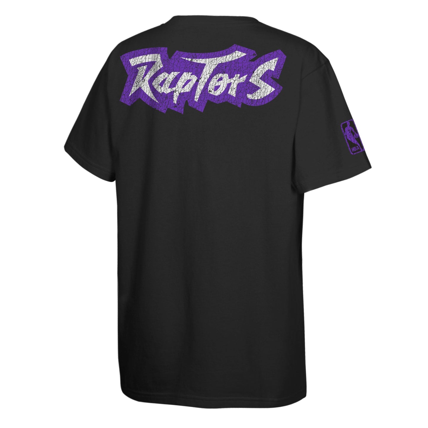 Youth Toronto Raptors Mitchell & Ness Hardwood Classics Hometown 2.0 T-Shirt - Black