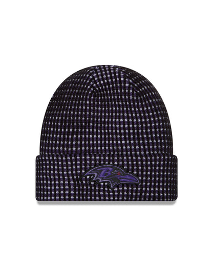 Baltimore Ravens 2026 New Era NFL Sideline Cold Weather Cuff Knit Toque - Black