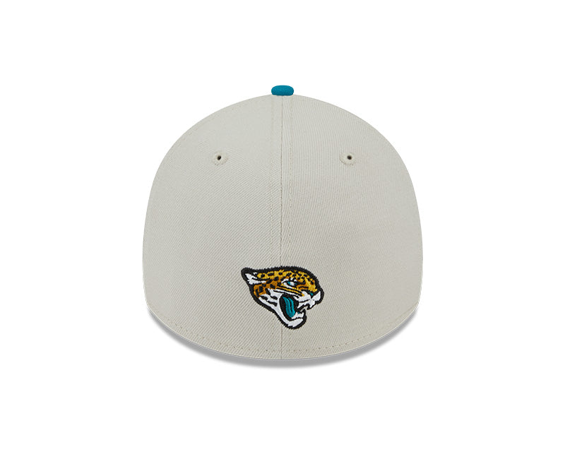 Jacksonville Jaguars New Era 2023 NFL Draft 39THIRTY Flex Hat - Cream - Pro League Sports Collectibles Inc.