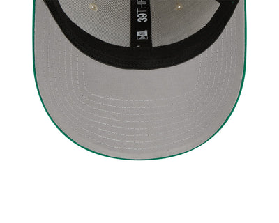 New York Jets New Era 2023 Historic Sideline 39THIRTY Flex Hat - Cream/Green