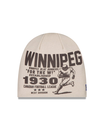 Winnipeg Blue Bombers CFL Turf Traditions New Era Knit Hat