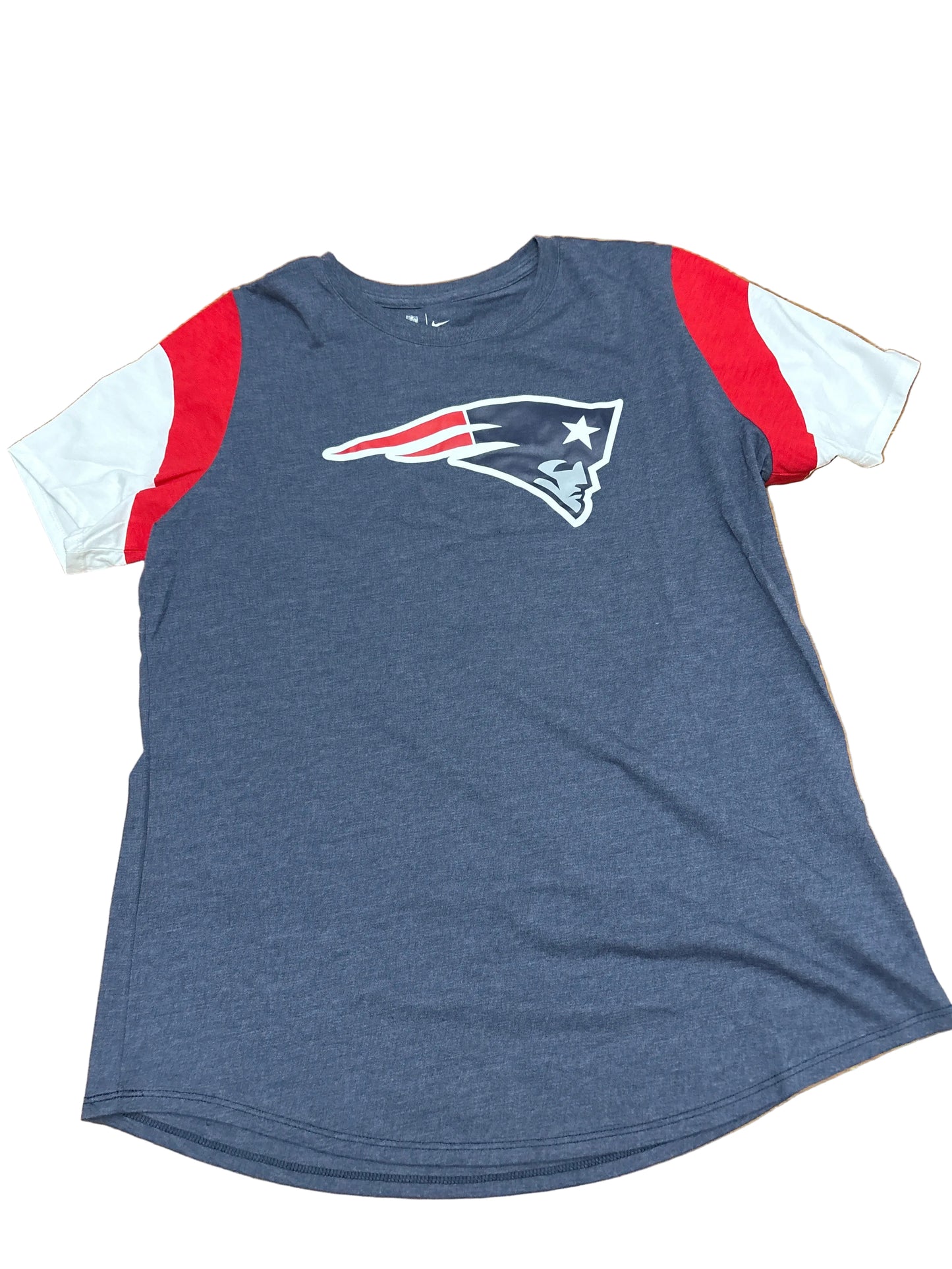 Women's New England Patriots Nike Tri-Color T-shirt - Blue, Red ,Navy