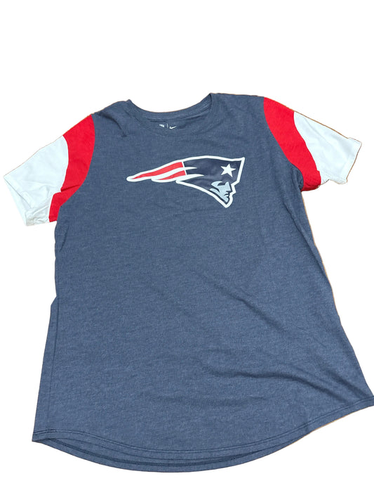 Women's New England Patriots Nike Tri-Color T-shirt - Blue, Red ,Navy