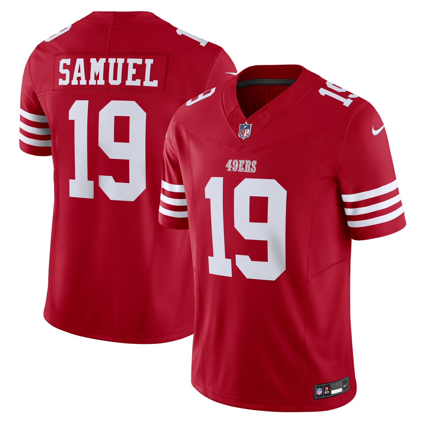 Deebo Samuel #19 San Francisco 49ers Scarlet Nike Vapor F.U.S.E. Player Limited Jersey - Pro League Sports Collectibles Inc.