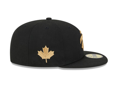 Toronto Raptors New Era City Edition 23/24 59FIFTY Fitted Hat - Black - Pro League Sports Collectibles Inc.