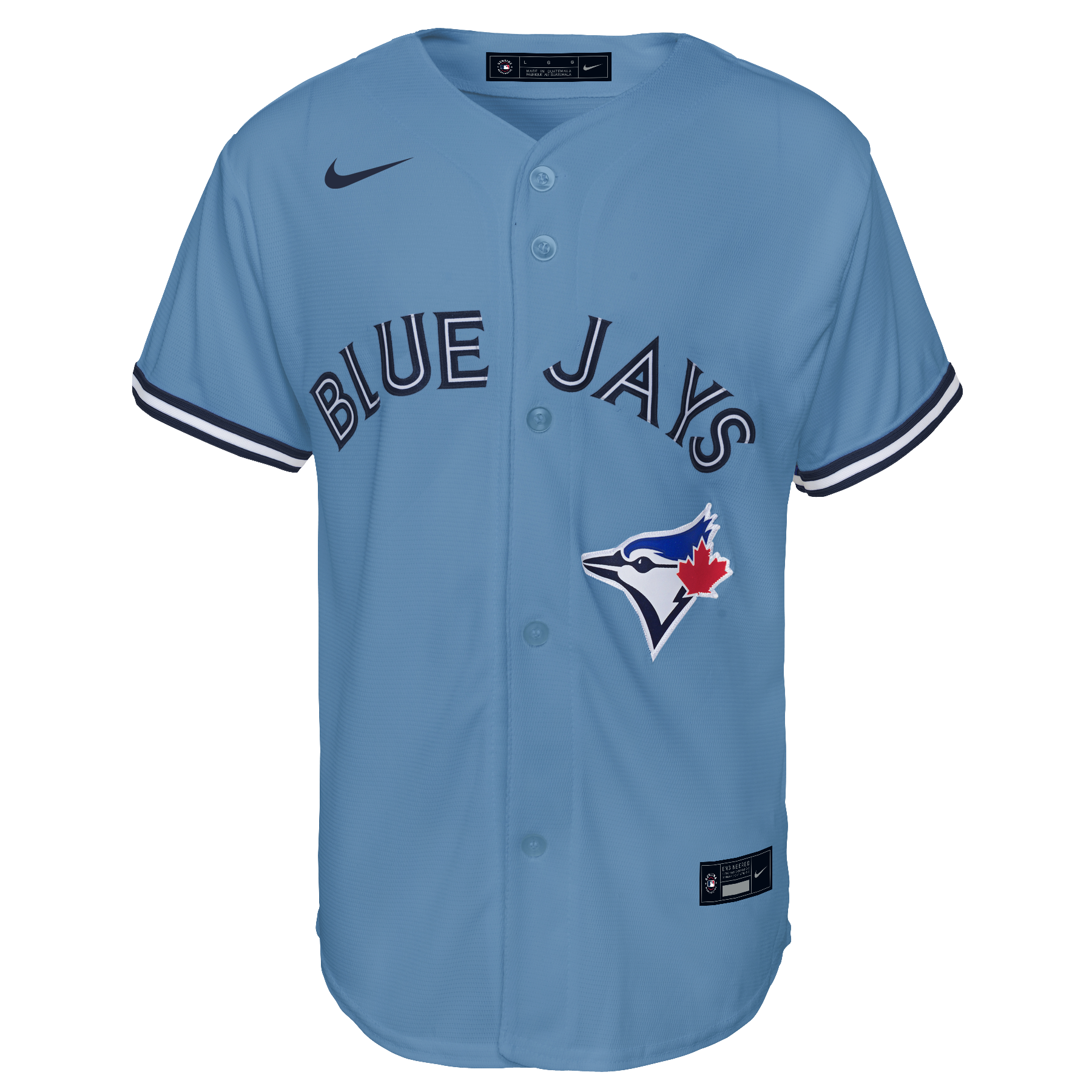 Youth Toronto Blue Jays Alex Manoah #6 Nike Powder Blue Horizon Alternate Replica Team Jersey - Pro League Sports Collectibles Inc.