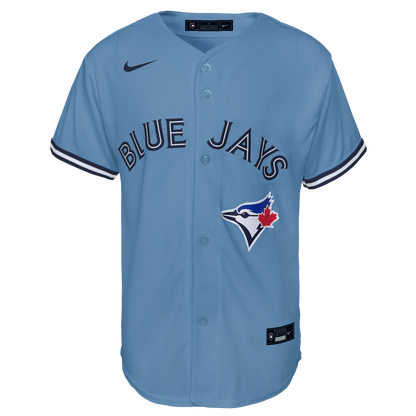 Youth Toronto Blue Jays Alex Manoah #6 Nike Powder Blue Horizon Alternate Replica Team Jersey - Pro League Sports Collectibles Inc.