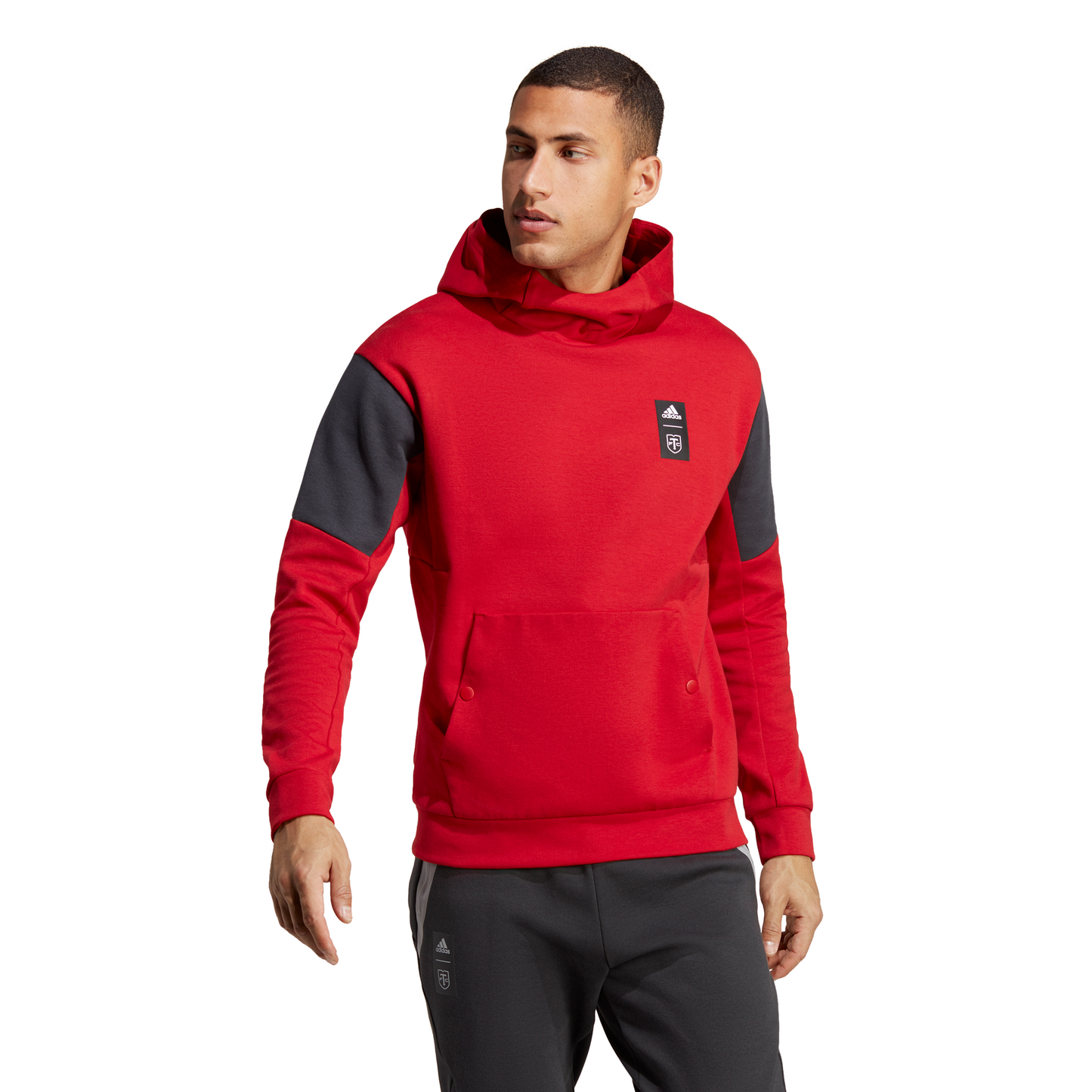 Toronto FC adidas Red Travel Pullover - Hoodie