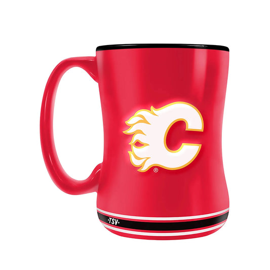 Calgary Flames Inglasco 14oz. Sculpted Mug