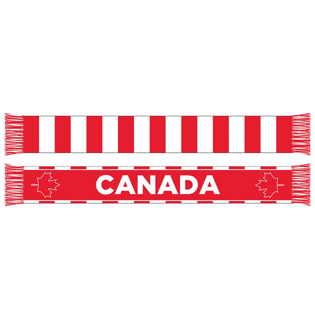 Canada Double-Sided Premium Scarf - Red/White