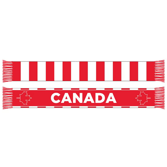 Canada Double-Sided Premium Scarf - Red/White