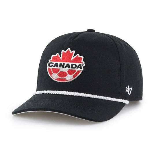 Canada Soccer 47' Brand Hitch Adjustable Hat - Black
