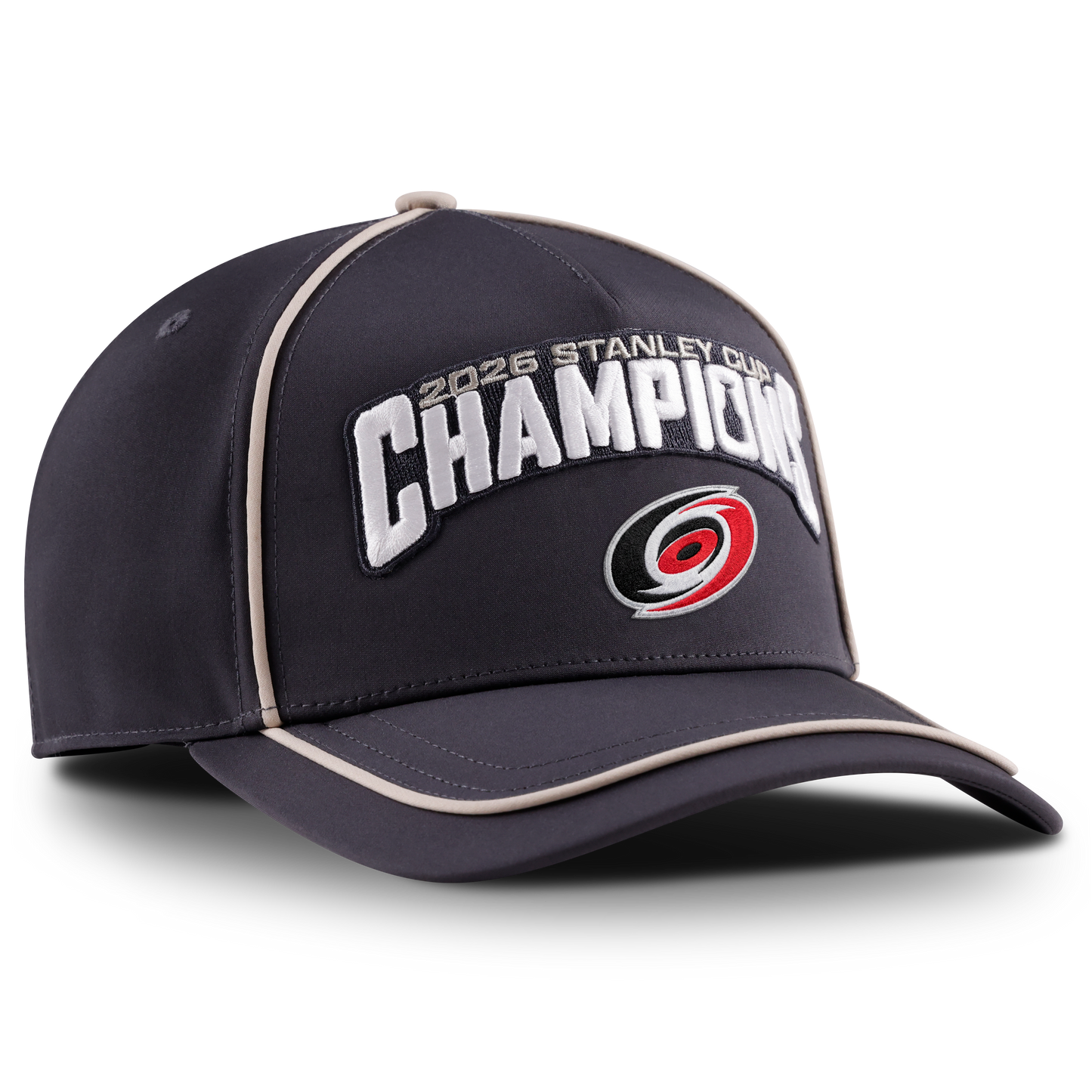 Carolina Hurricanes Fanatics 2026 Stanley Cup Champions Locker Room Structured Adjustable Hat - Charcoal
