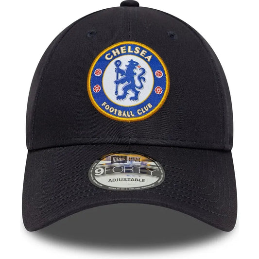 Chelsea FC New Era 9FORTY Adjustable Core Hat - Navy