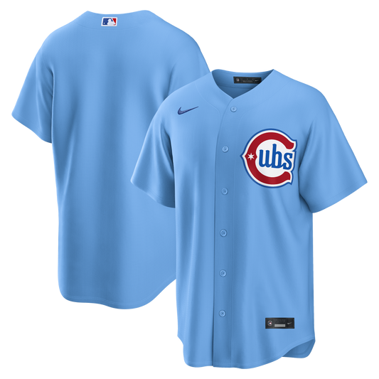 Chicago Cubs Nike Alternate 2 Replica Jersey - Powder Blue