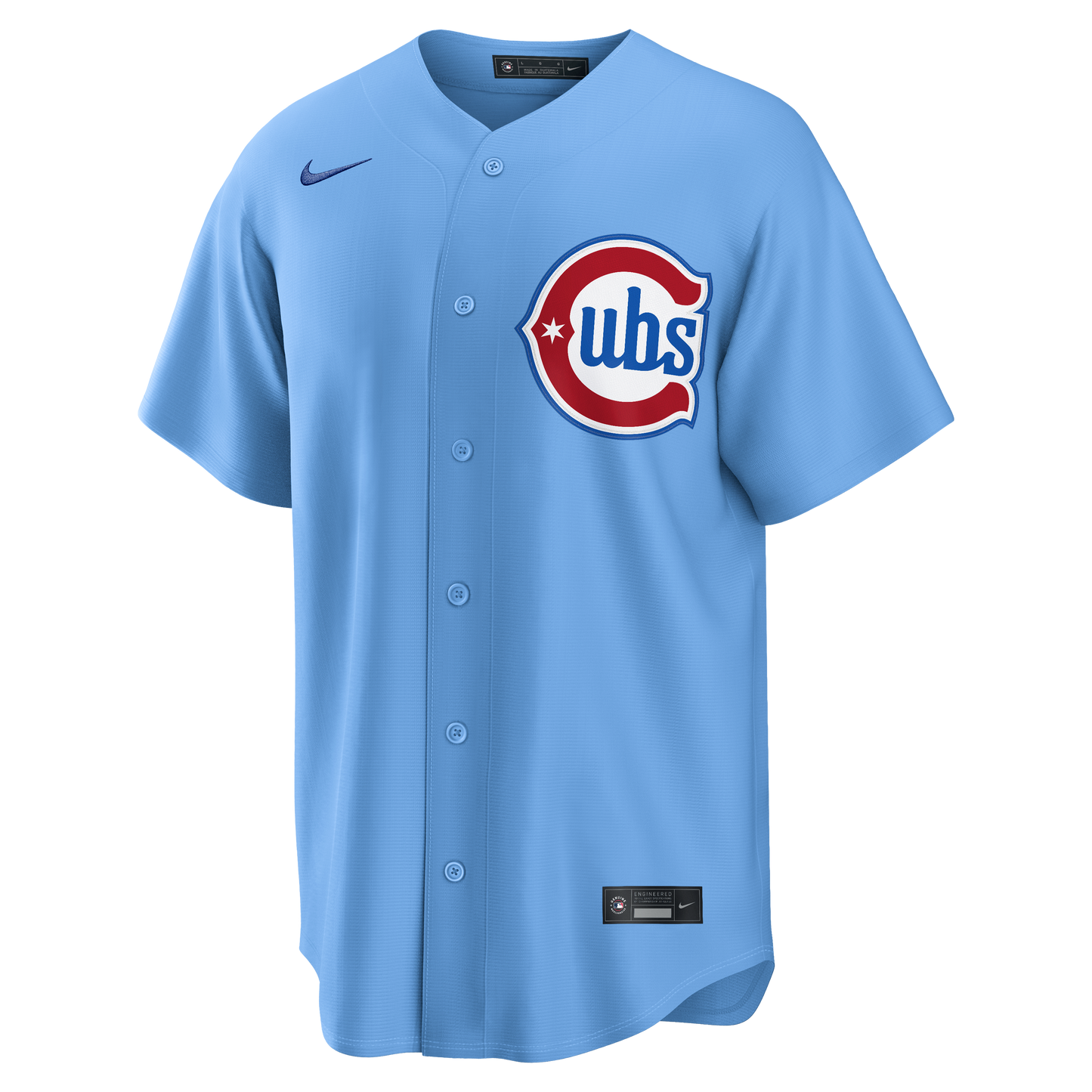 Chicago Cubs Nike Alternate 2 Replica Jersey - Powder Blue