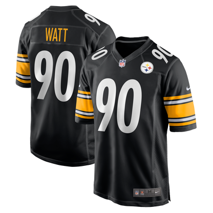 T.J. Watt #90 Pittsburgh Steelers Nike Game Jersey - Black - Pro League Sports Collectibles Inc.