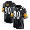 T.J. Watts #90 Pittsburgh Steelers Nike Game Finished Jersey - Black - Pro League Sports Collectibles Inc.