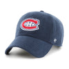 Montreal Canadiens THICK CORD Clean Up '47 Brand Adjustable Hat - Navy - Pro League Sports Collectibles Inc.