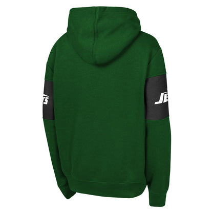 Youth New York Jets Red Zone Pullover Sweatshirt