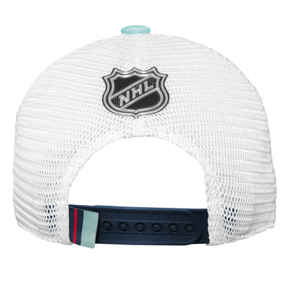 Youth Seattle Kraken Fanatics Branded 2023 NHL Draft On Stage Trucker Adjustable Hat - Pro League Sports Collectibles Inc.