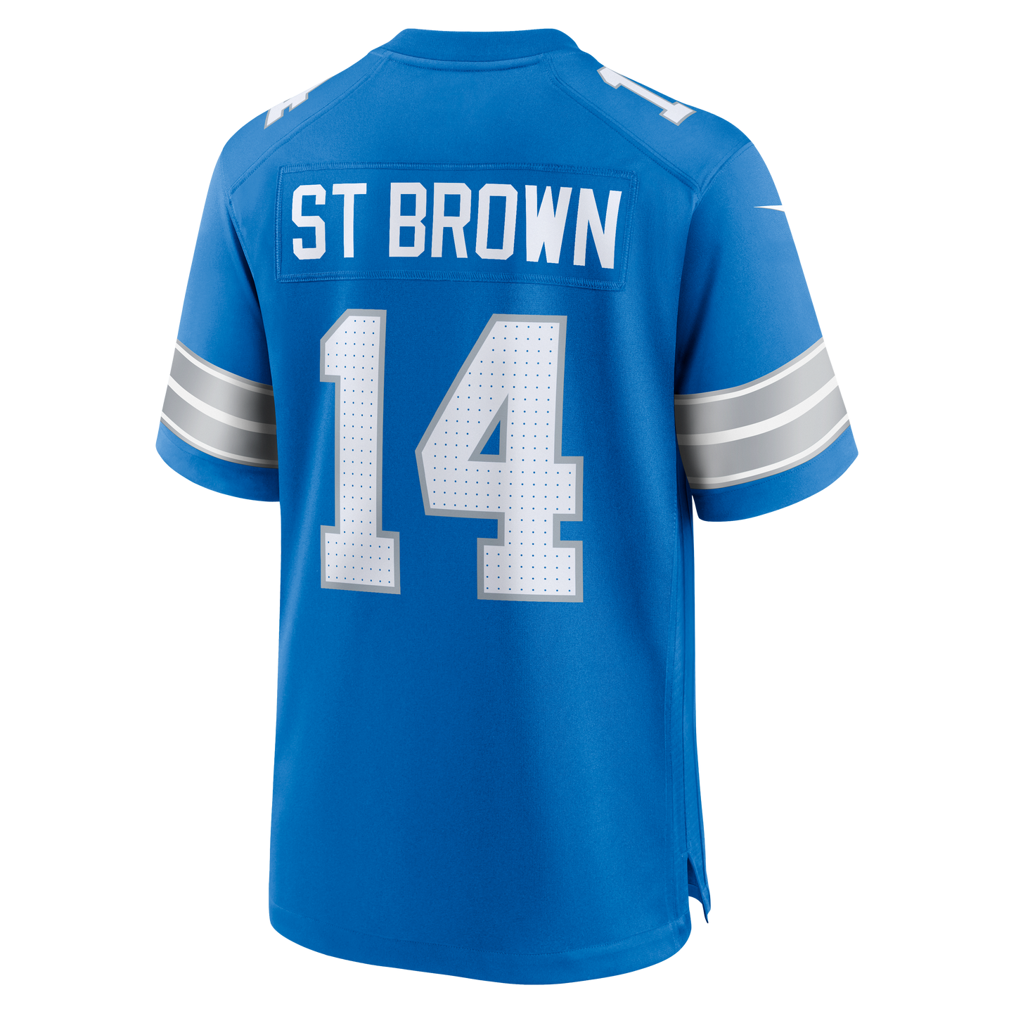 Amon-Ra St. Brown #14 Detroit Lions Nike Game Jersey - Blue