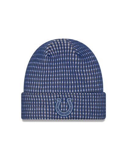 Indianapolis Colts 2026 New Era NFL Sideline Cold Weather Cuff Knit Toque - Speed Blue