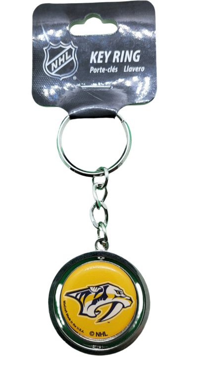 Nashville Predators Spinner Key Ring
