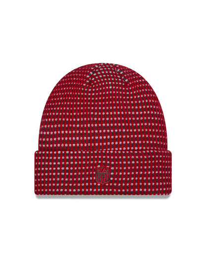 Tampa Bay Buccaneers 2026 New Era NFL Sideline Cold Weather Cuff Knit Toque - Red