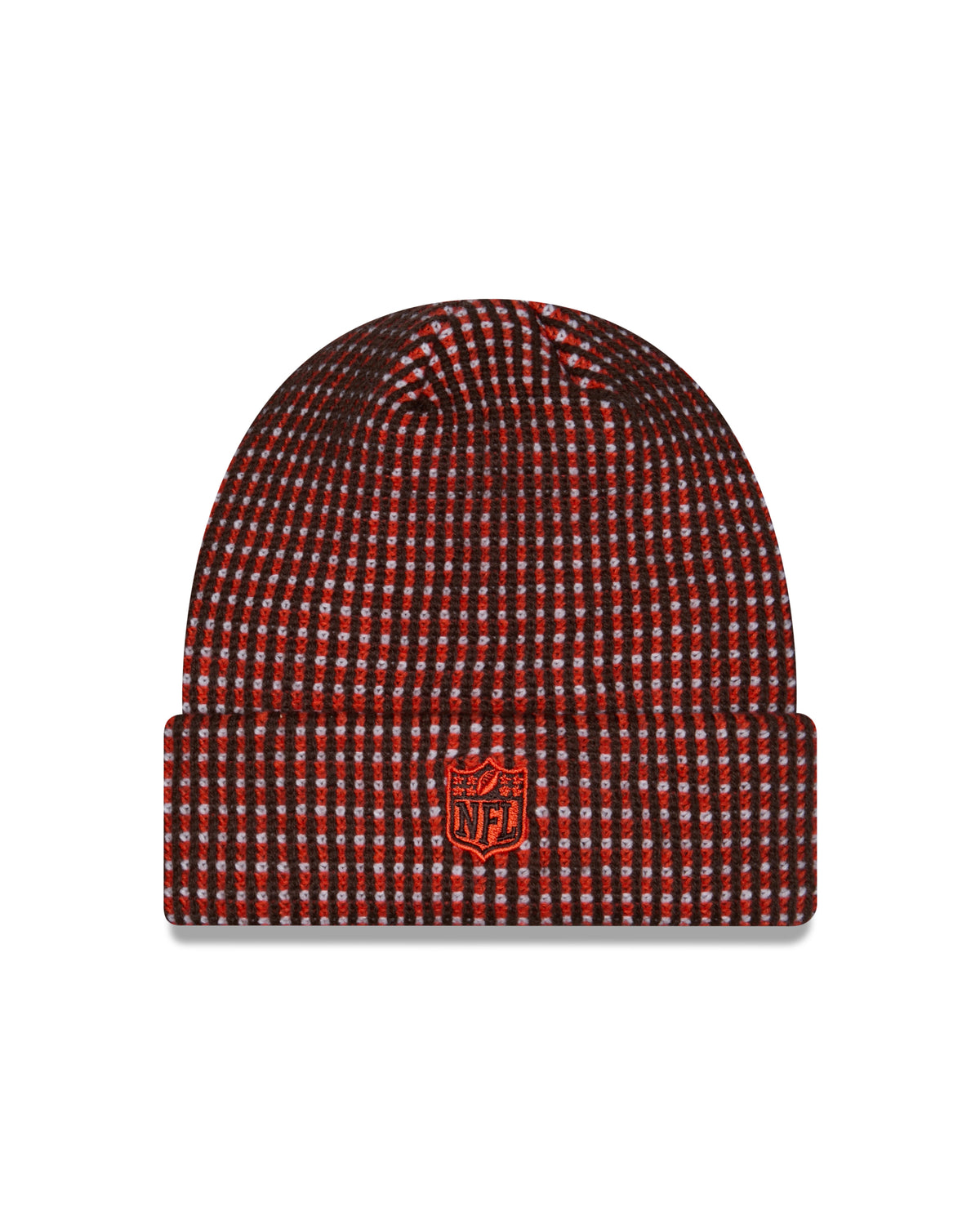 Cleveland Browns 2026 New Era NFL Sideline Cold Weather Cuff Knit Toque - Brown / Orange