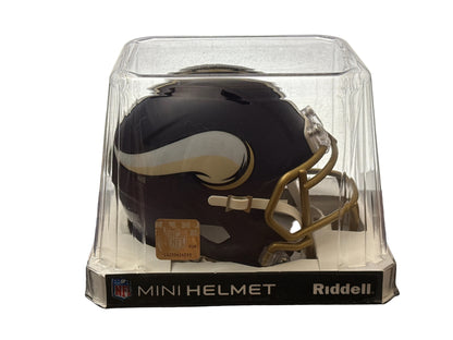 Minnesota Vikings NFL Riddell 2026 Rivalries Collection Speed Mini Helmet
