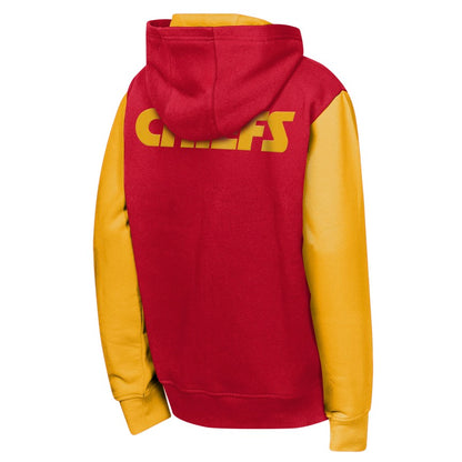 Youth Kansas City Chiefs Stadium 2.0 Full Zip Fleece Hoodie