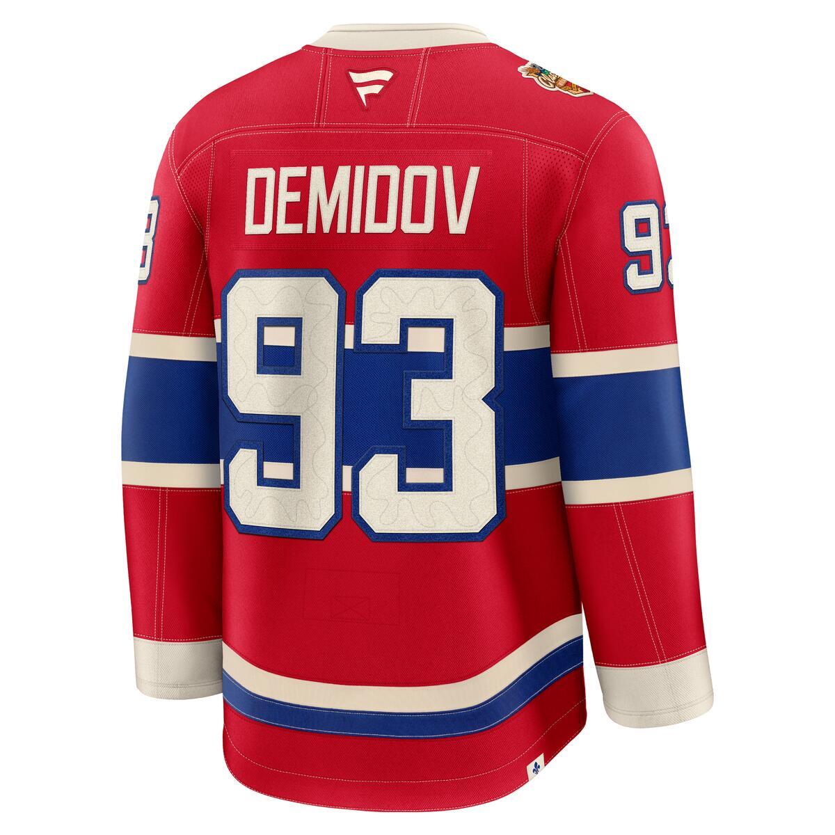 Montreal Canadiens Ivan Demidov #93 Fanatics 2026 NHL Heritage Classic Premium Player Jersey - Red