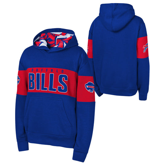 Youth Buffalo Bills Red Zone Pullover Sweatshirt