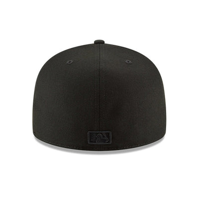 Los Angeles Dodgers Black on Black 59fifty Fitted Hat - Pro League Sports Collectibles Inc.