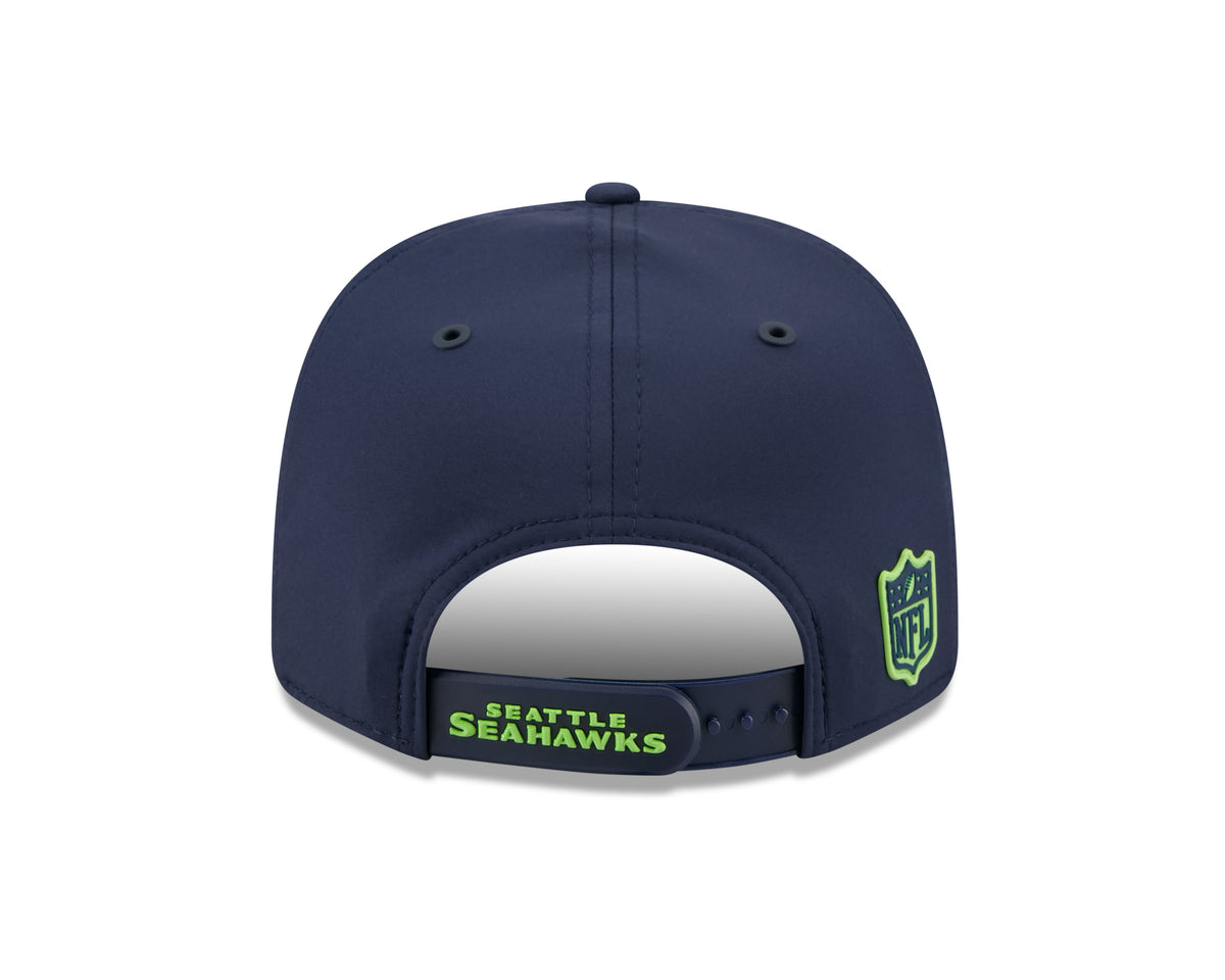 Seattle Seahawks New Era 9SEVENTY 2026 Sideline Adjustable Hat - Navy