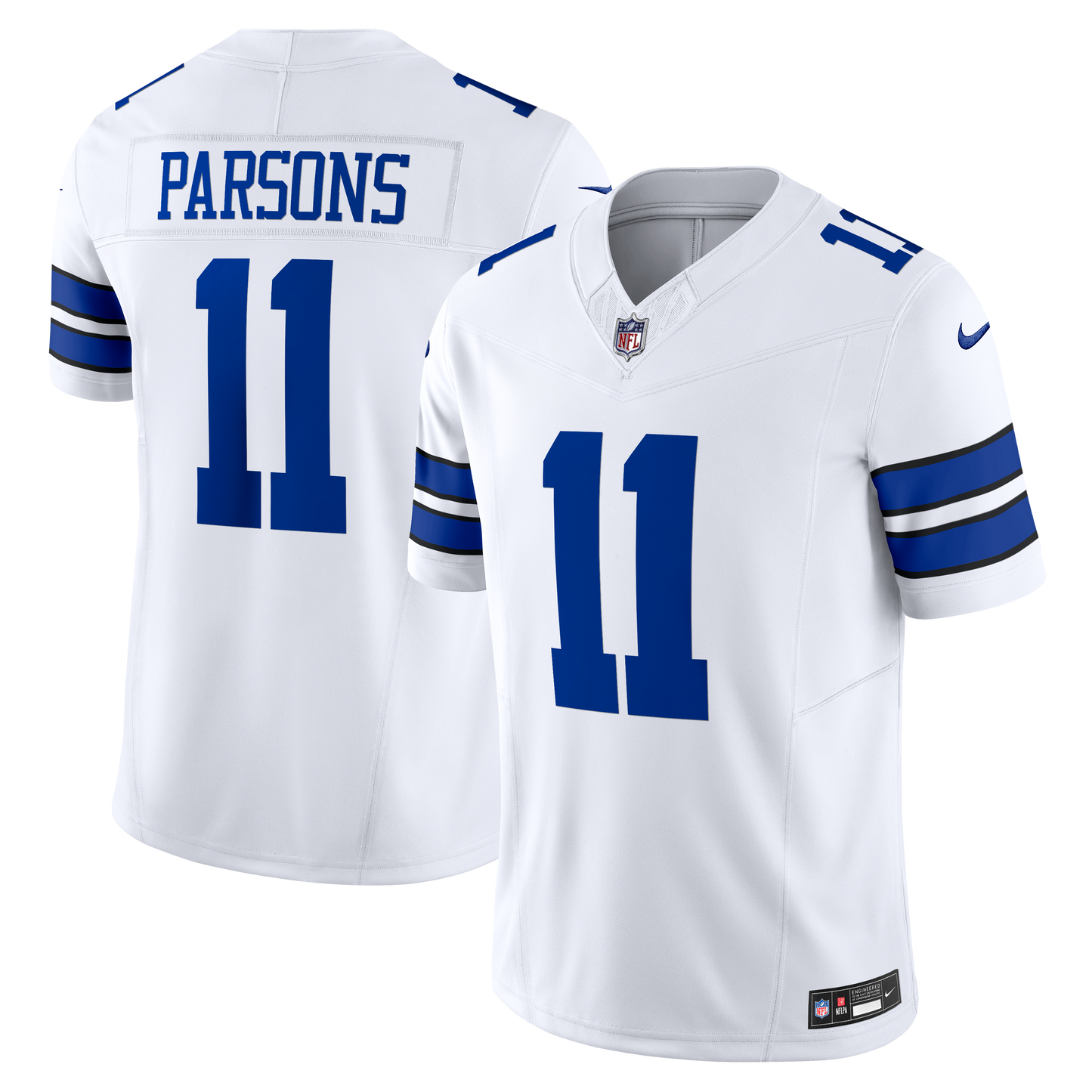 Micah Parsons #11 Dallas Cowboys White Nike Vapor F.U.S.E. Limited Jersey - Pro League Sports Collectibles Inc.