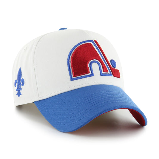 Québec Nordiques NHL White Out '47 Brand MVP Adjustable Snapback Hat