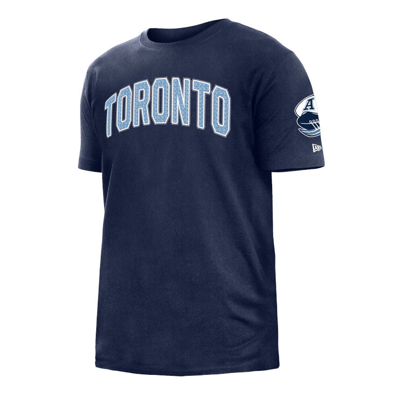 Toronto Argonauts CFL New Era Applique City Navy T-Shirt - Pro League Sports Collectibles Inc.