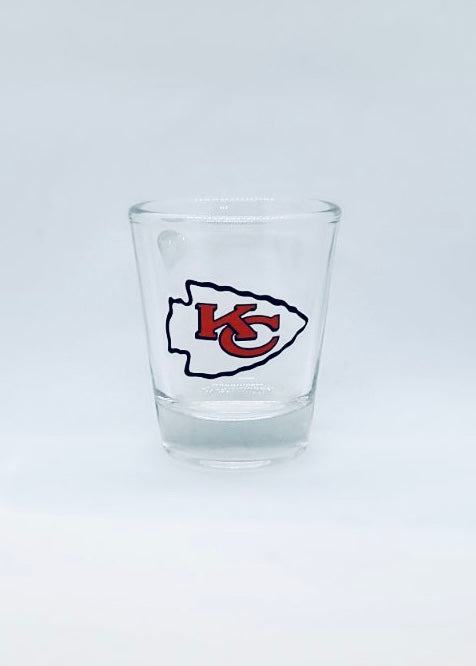 Kansas City Chiefs 2oz Shot Glass - Pro League Sports Collectibles Inc.