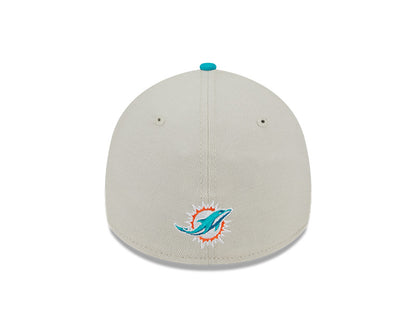 Miami Dolphins New Era 2023 NFL Draft 39THIRTY Flex Hat - Cream - Pro League Sports Collectibles Inc.