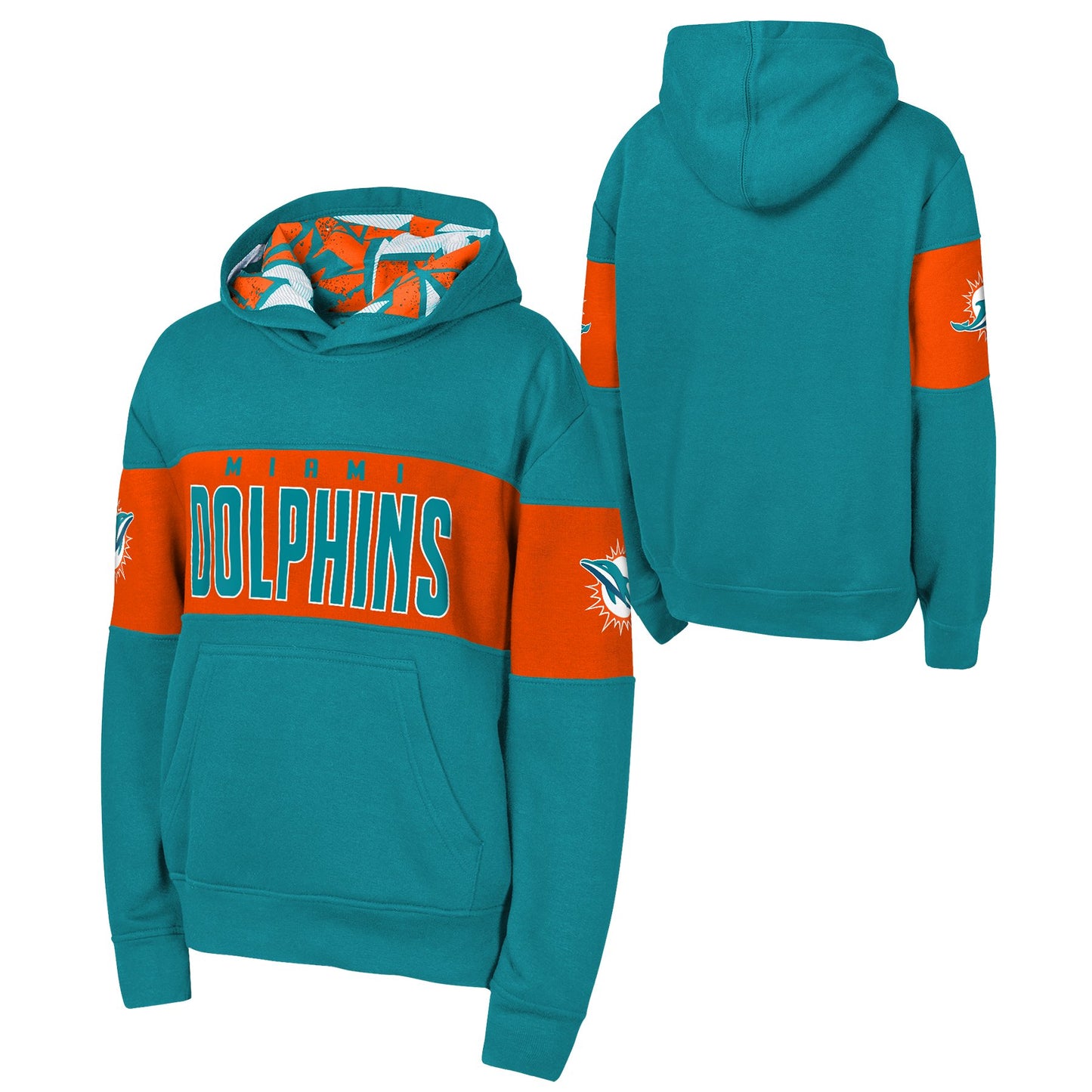 Youth Miami Dolphins Red Zone Pullover Sweatshirt