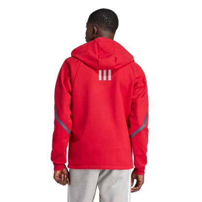 Toronto FC adidas Red 2024 Anthem Travel Raglan Sleeve Full-Zip Jacket