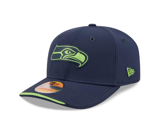 Seattle Seahawks New Era 9SEVENTY 2026 Sideline Adjustable Hat - Navy