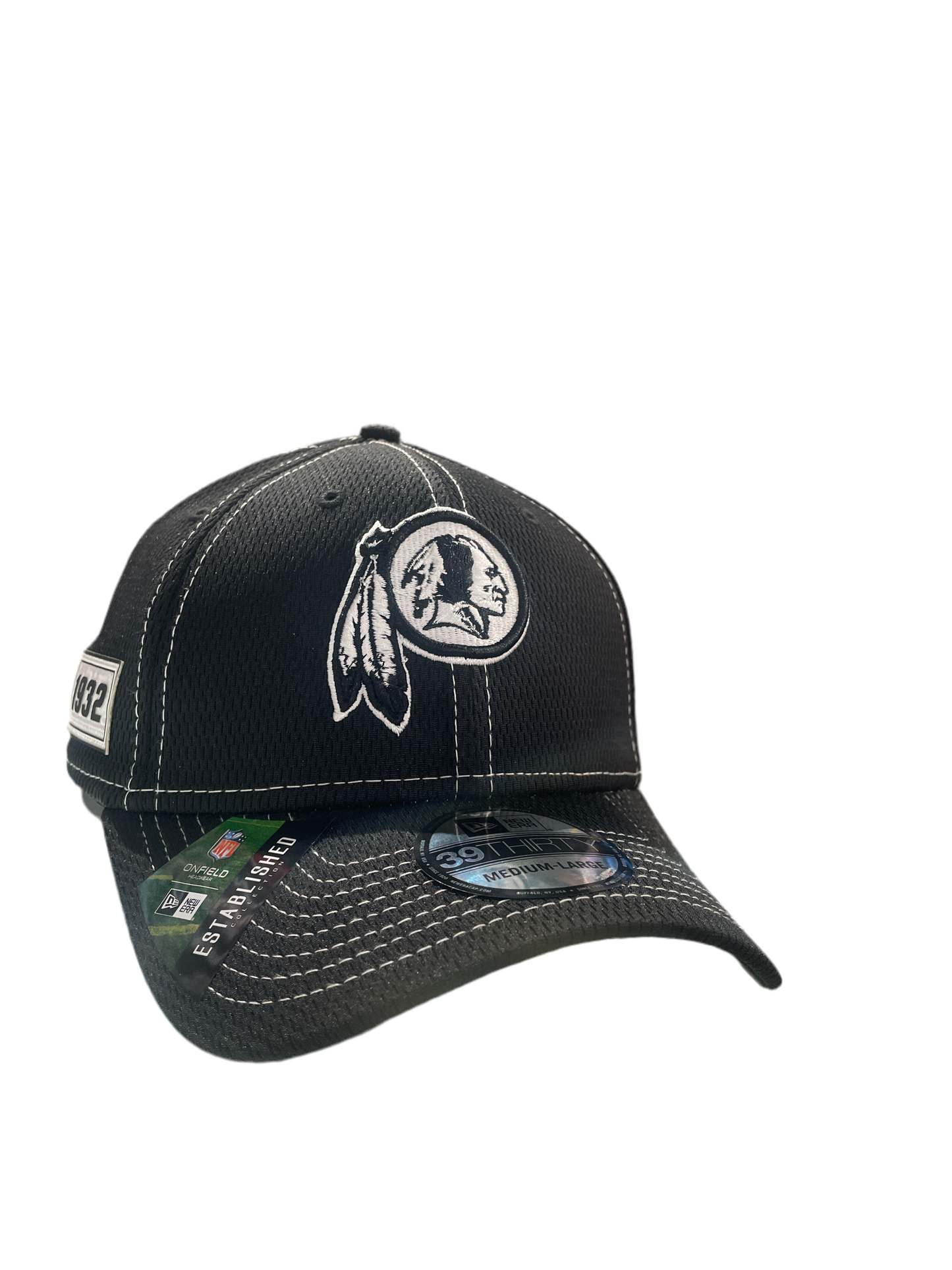 Washington Redskins New Era NFL Black 19 Sideline Road 39Thirty Hat