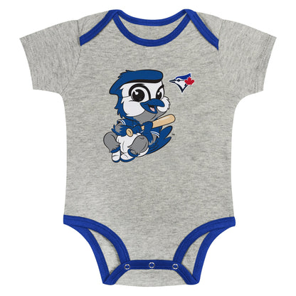 Infant Toronto Blue Jays Ball Romper Onesie 2 Pack Set - Pro League Sports Collectibles Inc.