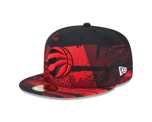 Toronto Raptors New Era Black Tip-Off 59FIFTY Hat