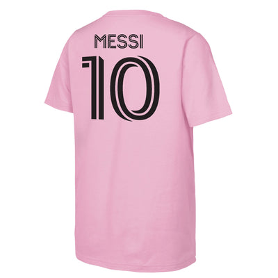 Child Inter Miami CF Messi Primary Logo Shirt - Pink