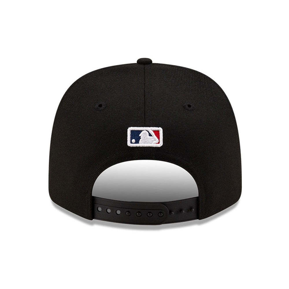 Los Angeles Dodgers New Era White/Black 2024 World Series Champions Locker Room 9SEVENTY Stretch-Snap Hat