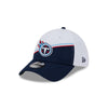 Tennessee Titans New Era 2023 Sideline 39THIRTY Flex Hat - White/Navy - Pro League Sports Collectibles Inc.